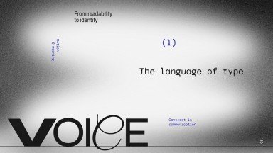 Type Shift presentation template 