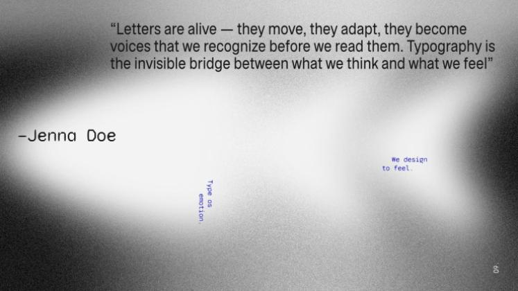 Type Shift presentation template 