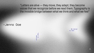 Type Shift presentation template 