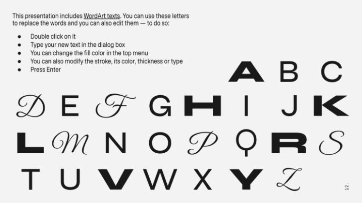 Type Shift presentation template 