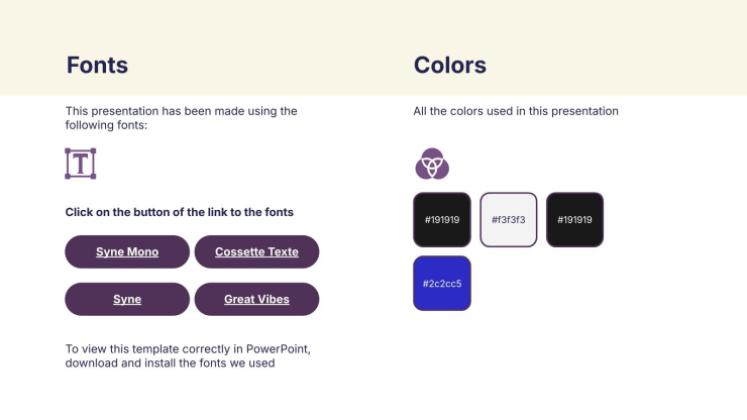 Type Shift presentation template 