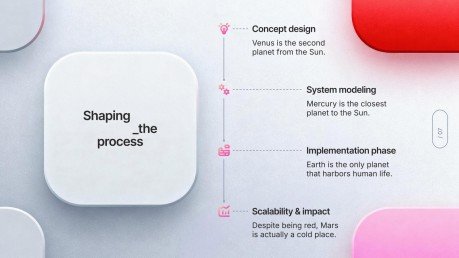 Plantilla de presentación Cuadrícula ficticia