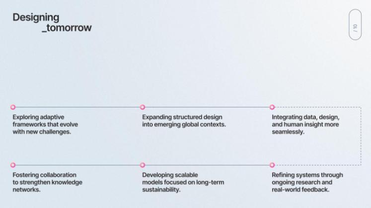 Plantilla de presentación Cuadrícula ficticia