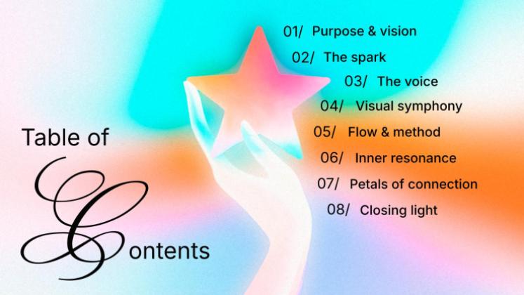 Luminous Fade presentation template 