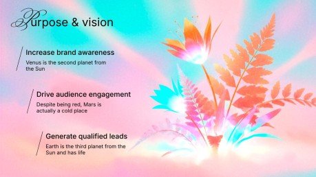 Luminous Fade presentation template 