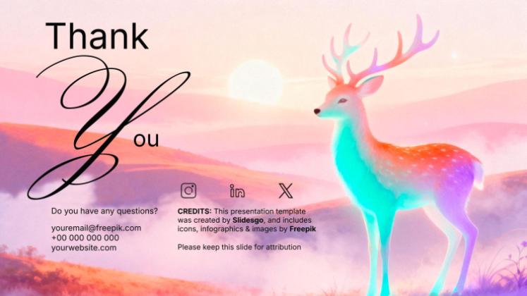 Luminous Fade presentation template 