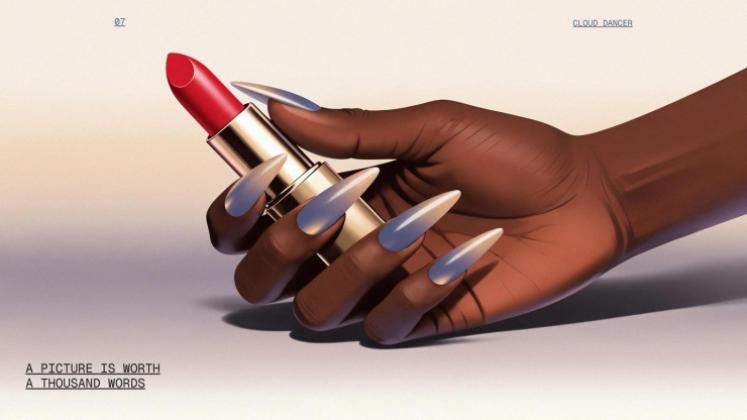 Color of the Year presentation template 