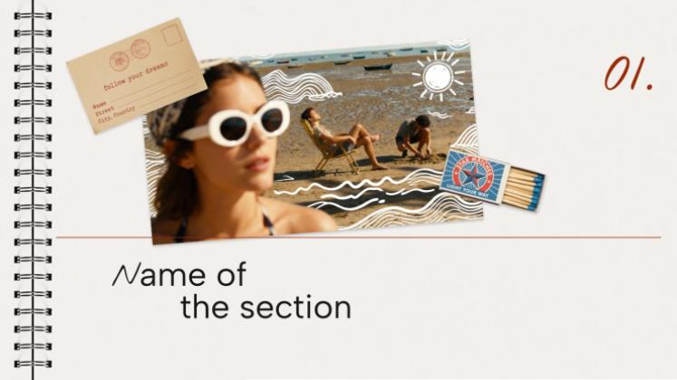 Plantilla de presentación Diseño de portada de cuaderno