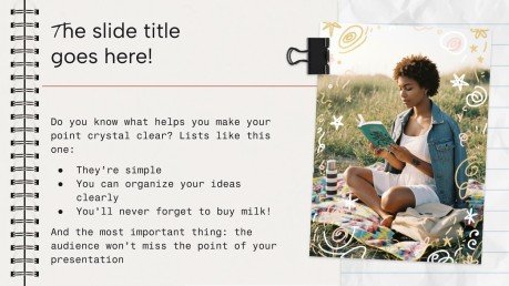 Plantilla de presentación Diseño de portada de cuaderno