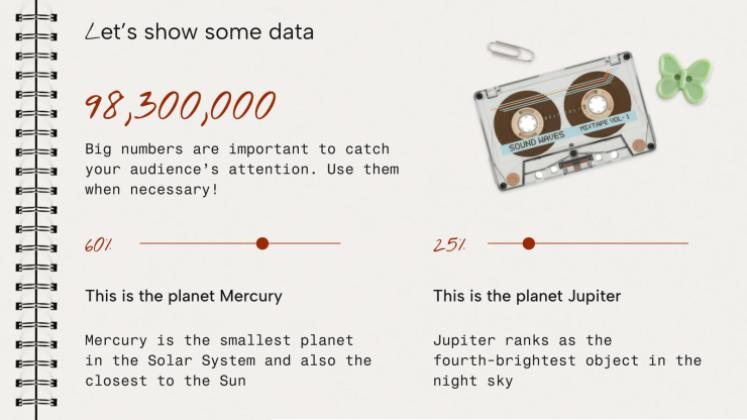 Plantilla de presentación Diseño de portada de cuaderno