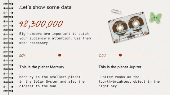 Plantilla de presentación Diseño de portada de cuaderno