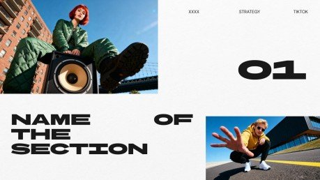 Modelo de apresentação Estratégia de marketing do TikTok