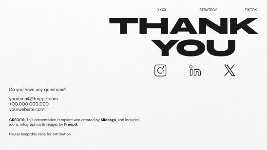 Modelo de apresentação Estratégia de marketing do TikTok