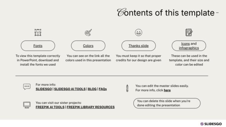 올해의 색상 프레젠테이션 템플릿