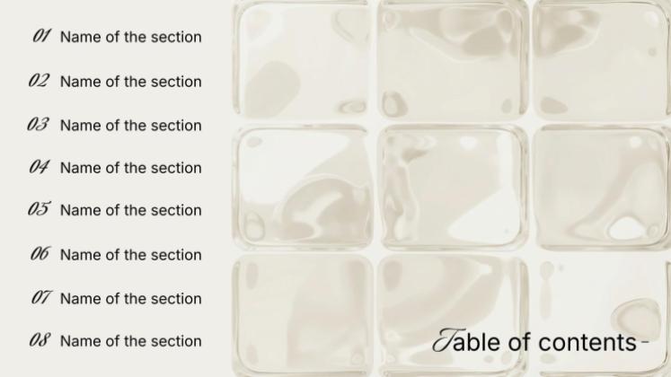 올해의 색상 프레젠테이션 템플릿