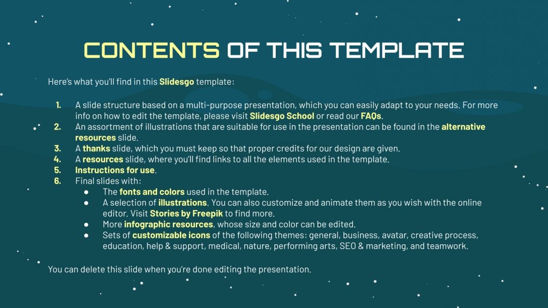 Science Fiction Day Google Slides & PowerPoint template