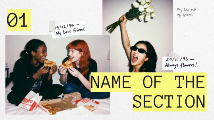 Plantilla de presentación Tu historia