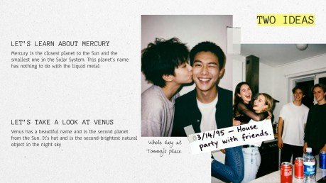 Plantilla de presentación Tu historia