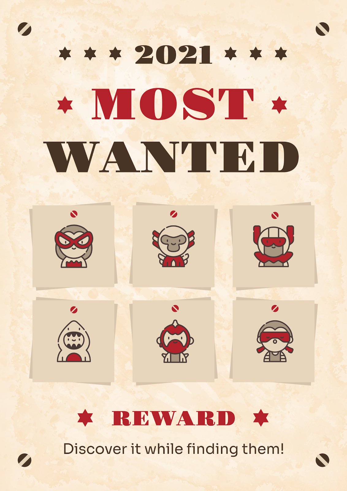 Funny Wanted Posters Google Slides Powerpoint Template