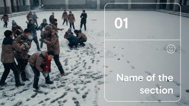 Zurück in die Schule nach den Winterferien Präsentationsvorlage