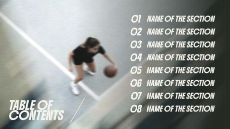 Plantilla de presentación Fitness y deporte