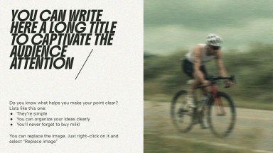 Plantilla de presentación Fitness y deporte