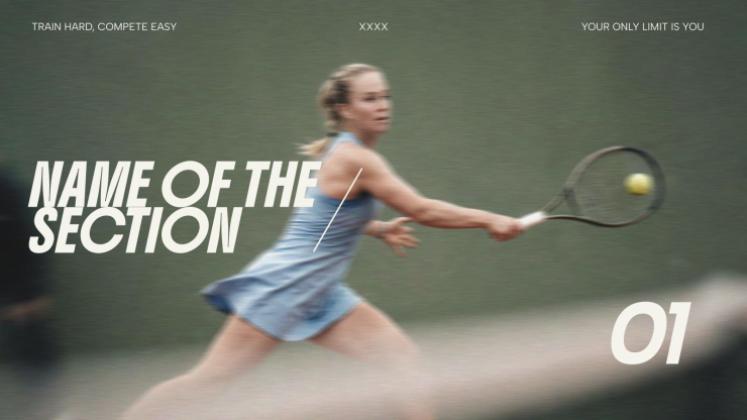 Plantilla de presentación Fitness y deporte