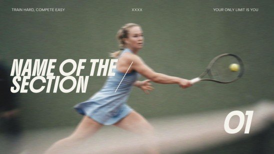 Plantilla de presentación Fitness y deporte