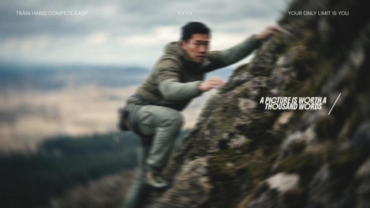 Plantilla de presentación Fitness y deporte