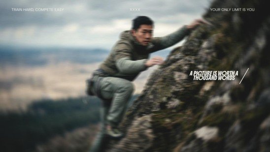 Plantilla de presentación Fitness y deporte