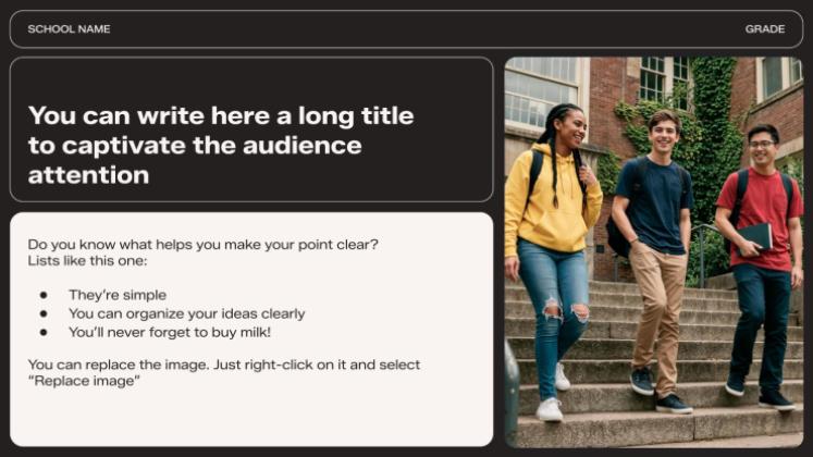 Klassenregeln Präsentationsvorlage