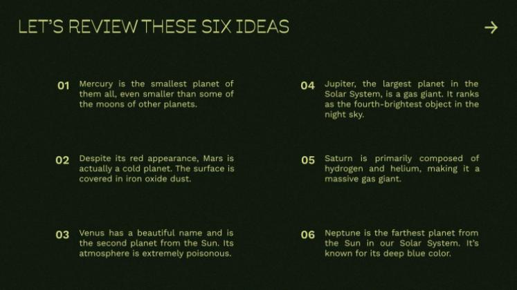 Plantilla de presentación Hojas verdes vibrantes