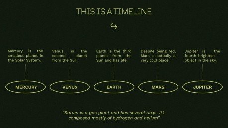 Plantilla de presentación Hojas verdes vibrantes