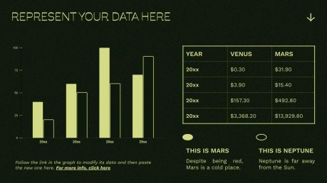 Plantilla de presentación Hojas verdes vibrantes