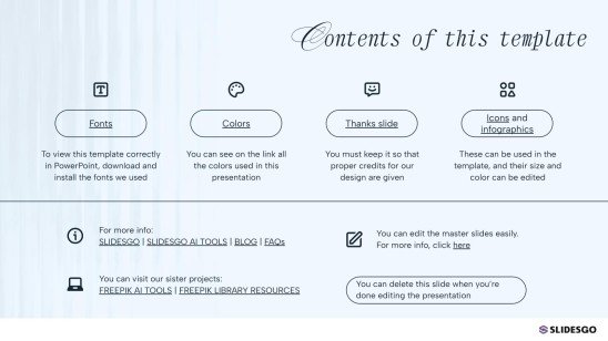 Plantilla de presentación Invierno