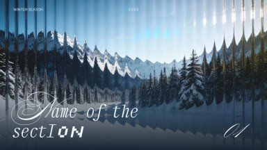 Plantilla de presentación Invierno