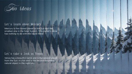 Plantilla de presentación Invierno