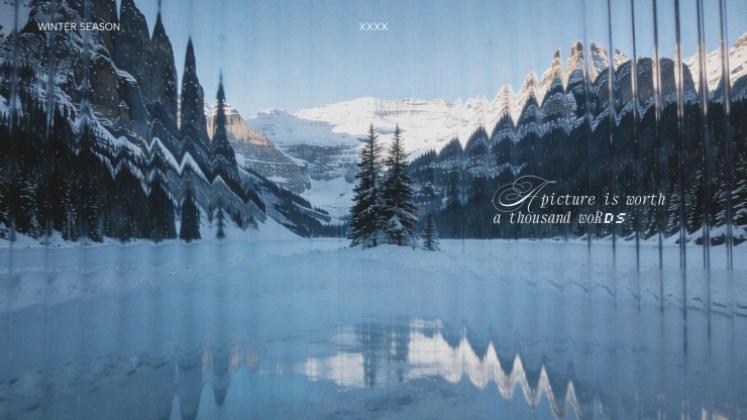 Plantilla de presentación Invierno