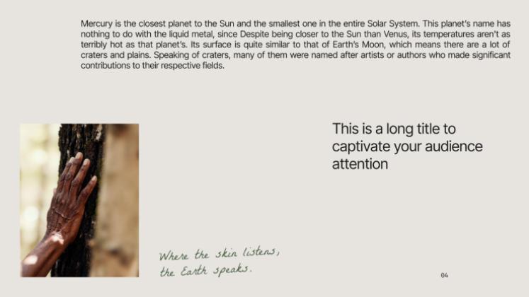 Plantilla de presentación Día Mundial de la Educación Ambiental