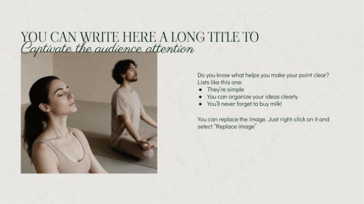 Plantilla de presentación Bienestar corporativo