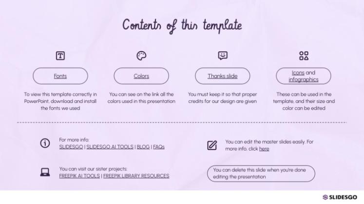 First Day of School presentation template 