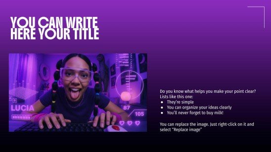 Gaming Industry presentation template 