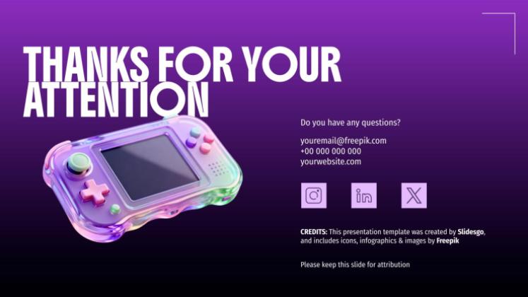 Gaming Industry presentation template 