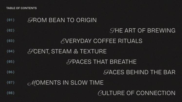 Specialty Coffee presentation template 