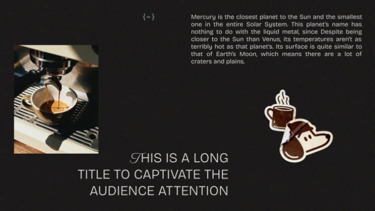 Specialty Coffee presentation template 