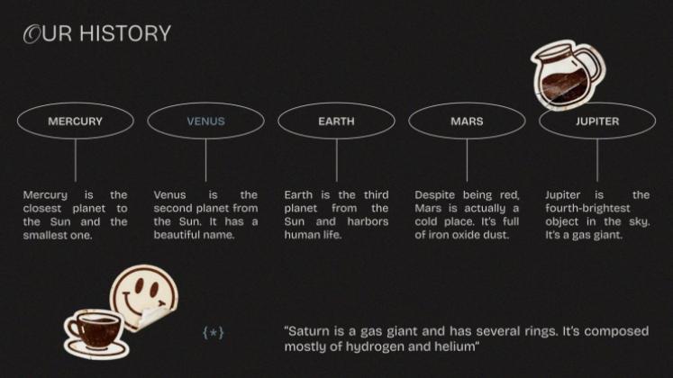 Specialty Coffee presentation template 