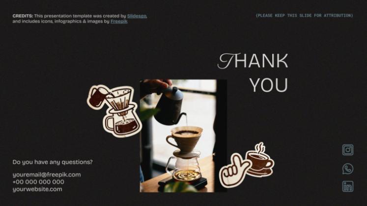 Specialty Coffee presentation template 
