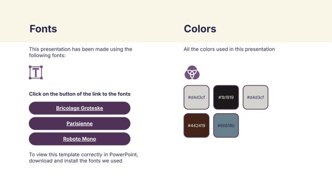 Specialty Coffee presentation template 