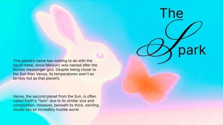 Luminous Fade presentation template 