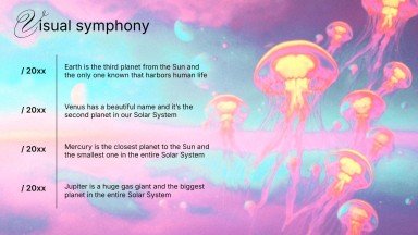 Luminous Fade presentation template 